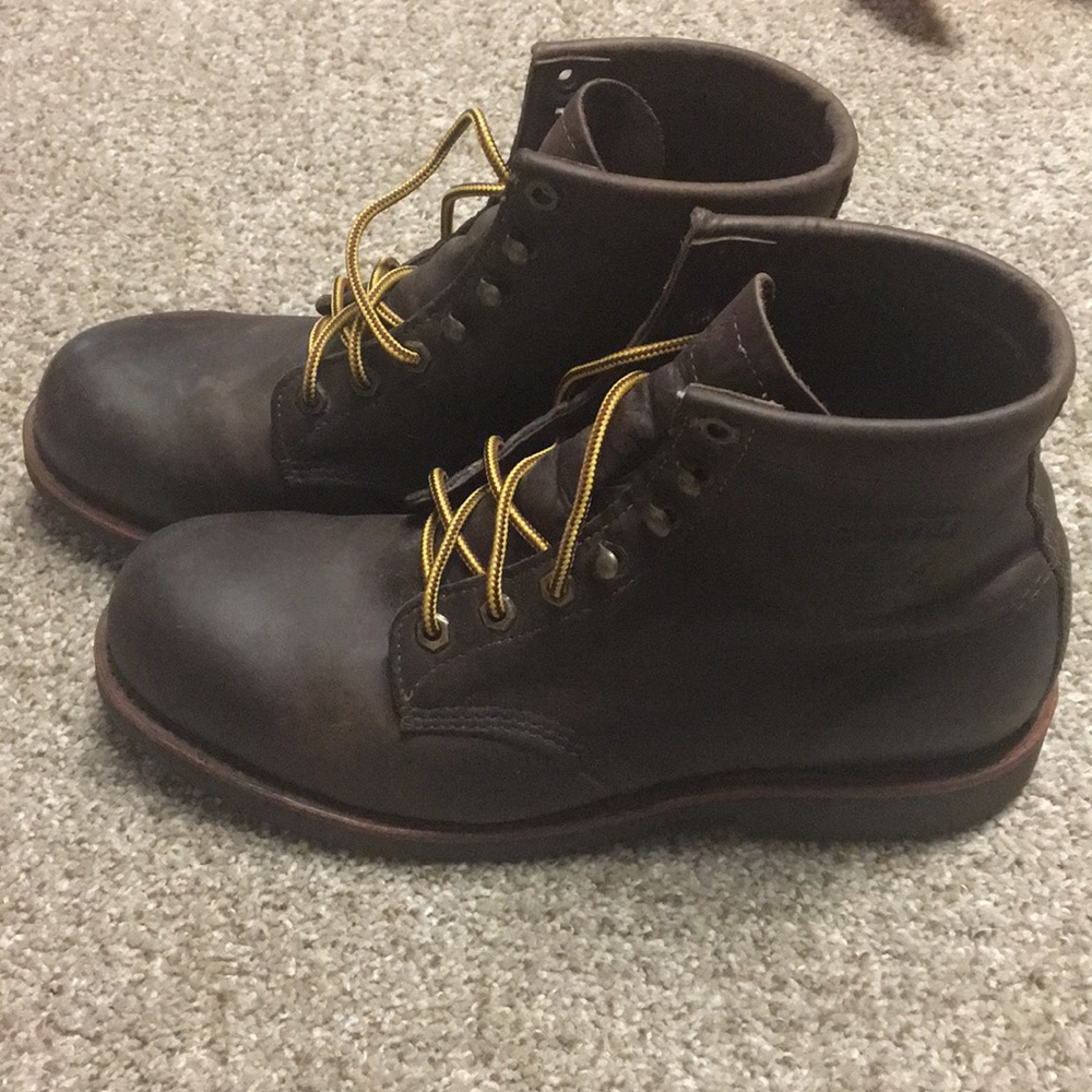 Men’s Chippewa steel toed work boots